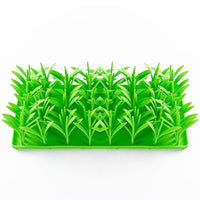HKM-3109053 Silicone Non-Slip Pet Feeding Mat with Creative Grass Design for Dogs and Cats