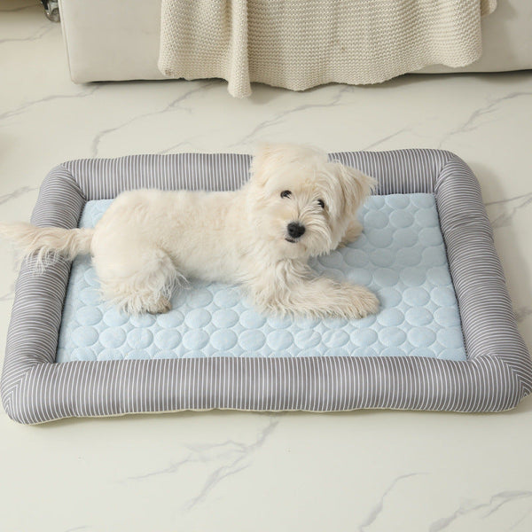 HKM-3109821 Pet Cool Ice Silk Dog Nest in Multiple Color Options and Sizes