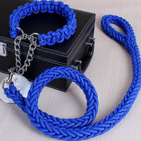 HKM-3110205 Adjustable Dog Collar and Leash Set - Multiple Sizes Available (S-XL)