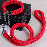 HKM-3110205 Adjustable Dog Collar and Leash Set - Multiple Sizes Available (S-XL)