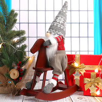 HKM-311123 Nordic Trojan Faceless Doll Christmas Decoration Ornaments in Cloth – Modern American Style