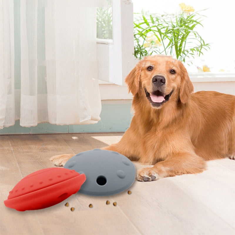 HKM-311123 Pet Drop-resistant Silicone Slow Tableware Toys