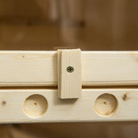HKM-3111869 5-Tier Wooden Hamster Cage with Openable Top and Storage Shelf for Small Pets