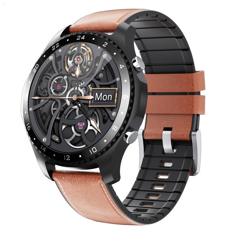 HKM-311187 Temperature Smart Watch with Bluetooth Connectivity and Silicone Wristband