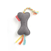HKM-3113021 Durable Bite-Resistant Dog Chew Toys - Cowhide & Cotton, Various Shapes
