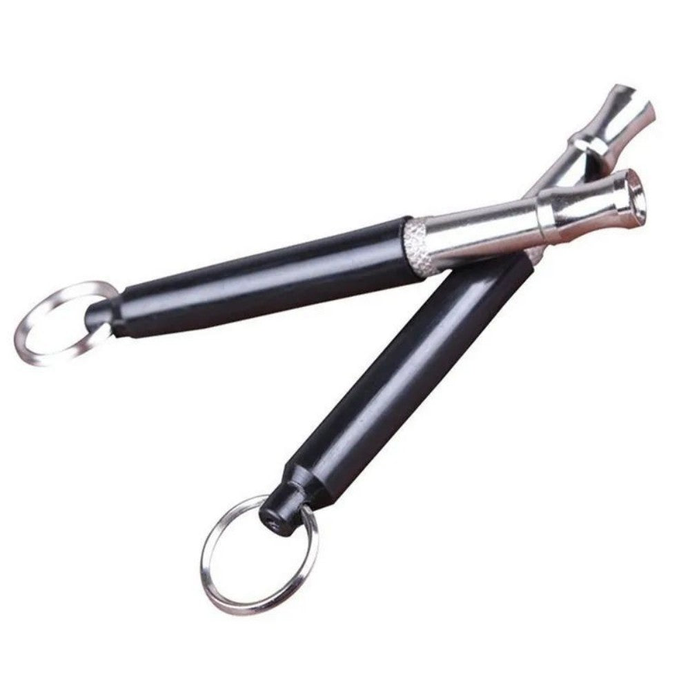 HKM-3113661 Ultrasonic Dog Training Whistle with Adjustable Keychain, Portable Copper Design
