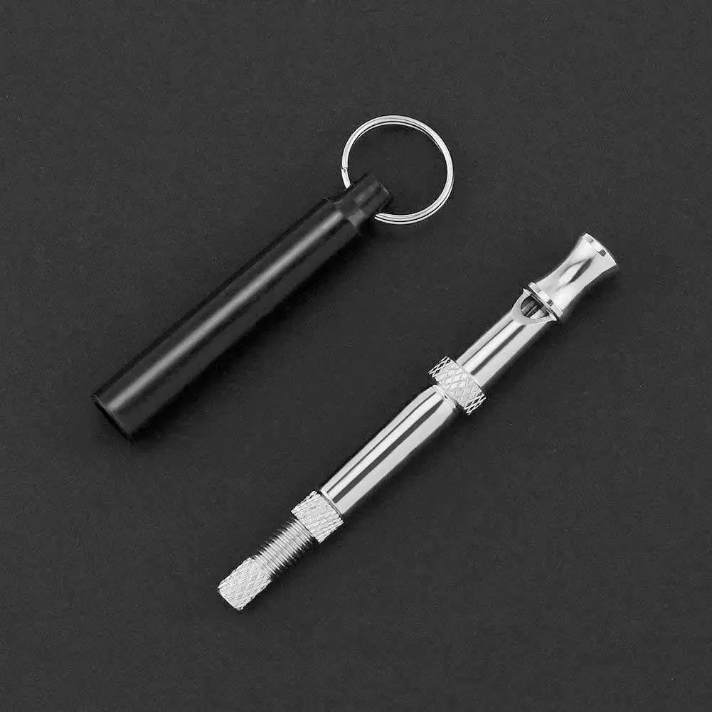 HKM-3113661 Ultrasonic Dog Training Whistle with Adjustable Keychain, Portable Copper Design