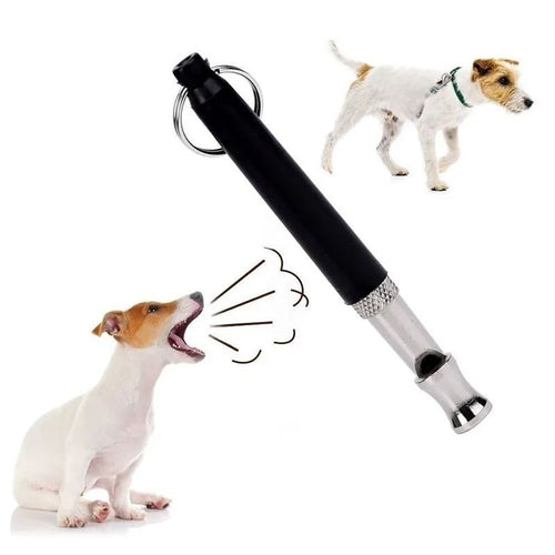 HKM-3113661 Ultrasonic Dog Training Whistle with Adjustable Keychain, Portable Copper Design