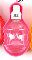 HKM-3114045 Portable Dog Water Bottle for Outdoor Travel - Plastic with Metal Buckle, 5 Color Options