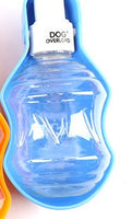 HKM-3114045 Portable Dog Water Bottle for Outdoor Travel - Plastic with Metal Buckle, 5 Color Options