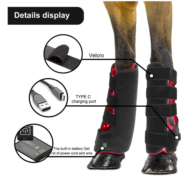 HKM-3115581 Red Light Infrared Phototherapy Device for Horse Leg Recovery and Wound Healing