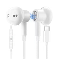 HKM-311571 USB-C HiFi Stereo Wired Earphones with Microphone for iPhone 15