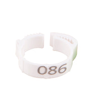 HKM-3115965 Chicken Foot Identification Ring with Stitch Marker for Poultry - 25 Pack