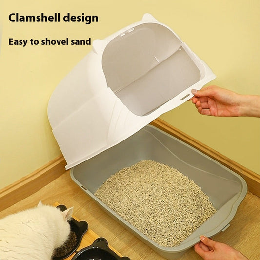 HKM-3117629 Oversized Enclosed Cat Litter Box in Multiple Colors