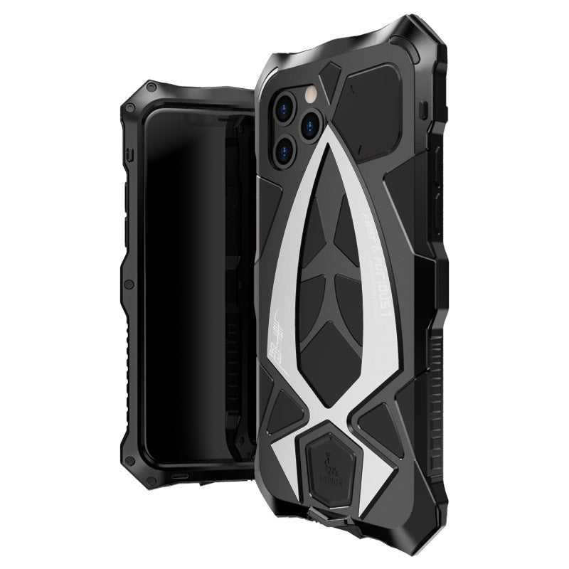 HKM-311763 All-Inclusive Anti-Drop Metal Protective Cover for iPhone Models