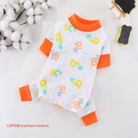 HKM-3118525 Cotton Four-Legged Pet Clothing in Various Fun Designs and Sizes