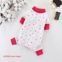 HKM-3118525 Cotton Four-Legged Pet Clothing in Various Fun Designs and Sizes