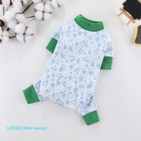HKM-3118525 Cotton Four-Legged Pet Clothing in Various Fun Designs and Sizes