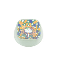 HKM-3119933 Bamboo Fiber Anti-Overturning Pet Bowl in Multiple Colors - 420ml Capacity