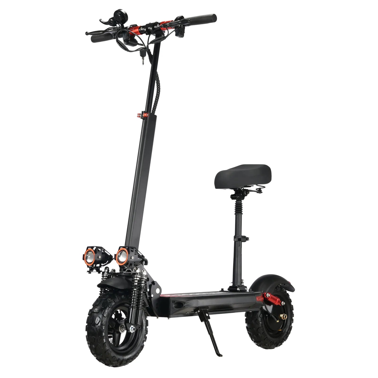 HKM-312019 Powerful 1200W Electric Scooter with 60km Range, Foldable Design, Double Disc Brake, 150kg Max Load