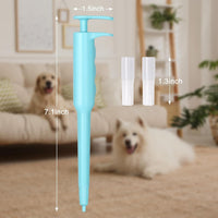HKM-3121213 Pet Pill Dispenser with Soft Silicone Tip for Easy Medication Administration to Cats, Dogs, and Small Animals