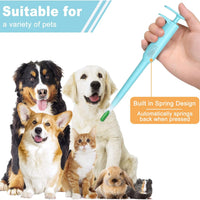 HKM-3121213 Pet Pill Dispenser with Soft Silicone Tip for Easy Medication Administration to Cats, Dogs, and Small Animals