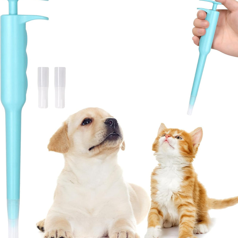 HKM-3121213 Pet Pill Dispenser with Soft Silicone Tip for Easy Medication Administration to Cats, Dogs, and Small Animals