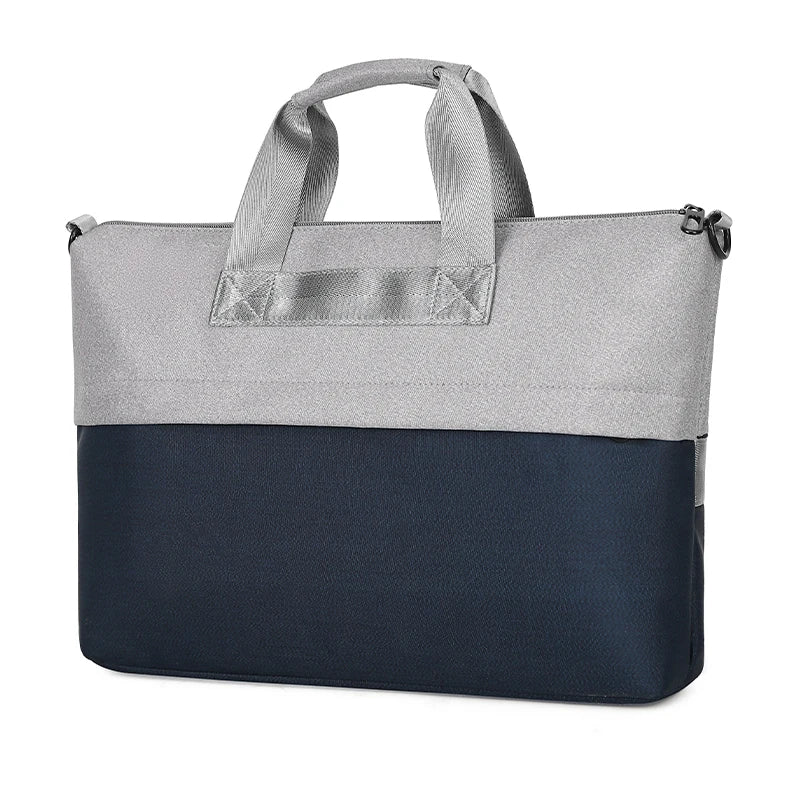 HKM-312211 Navy Blue Waterproof Laptop Shoulder Bag for Business Use