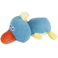 HKM-3123389 Molar Plush Toy for Pets - Long-Lasting Squeaking Cow and Duck Design in Corn Velvet