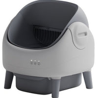 HKM-3125181 Automatic Semi-Closed Drawer Cat Litter Box - Shovel-Free Design in Multiple Colors