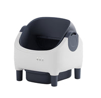 HKM-3125181 Automatic Semi-Closed Drawer Cat Litter Box - Shovel-Free Design in Multiple Colors