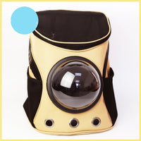 HKM-3125949 Large-Capacity Pet Backpack Carrier with Transparent Space Capsule Design for Cats and Dogs