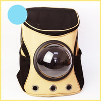 HKM-3125949 Large-Capacity Pet Backpack Carrier with Transparent Space Capsule Design for Cats and Dogs