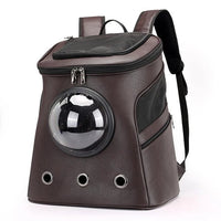 HKM-3125949 Large-Capacity Pet Backpack Carrier with Transparent Space Capsule Design for Cats and Dogs