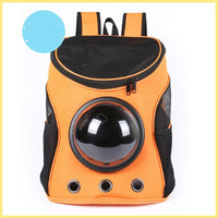 HKM-3125949 Large-Capacity Pet Backpack Carrier with Transparent Space Capsule Design for Cats and Dogs