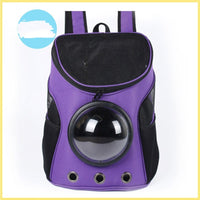HKM-3125949 Large-Capacity Pet Backpack Carrier with Transparent Space Capsule Design for Cats and Dogs
