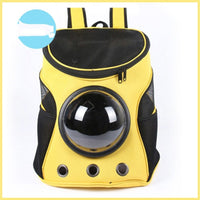 HKM-3125949 Large-Capacity Pet Backpack Carrier with Transparent Space Capsule Design for Cats and Dogs