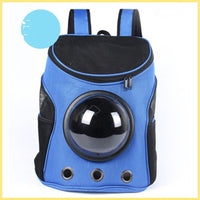 HKM-3125949 Large-Capacity Pet Backpack Carrier with Transparent Space Capsule Design for Cats and Dogs