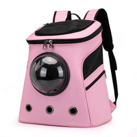 HKM-3125949 Large-Capacity Pet Backpack Carrier with Transparent Space Capsule Design for Cats and Dogs