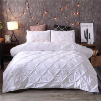 HKM-312595 Solid Color Duvet Cover Bedding Set in Various Sizes and Shades