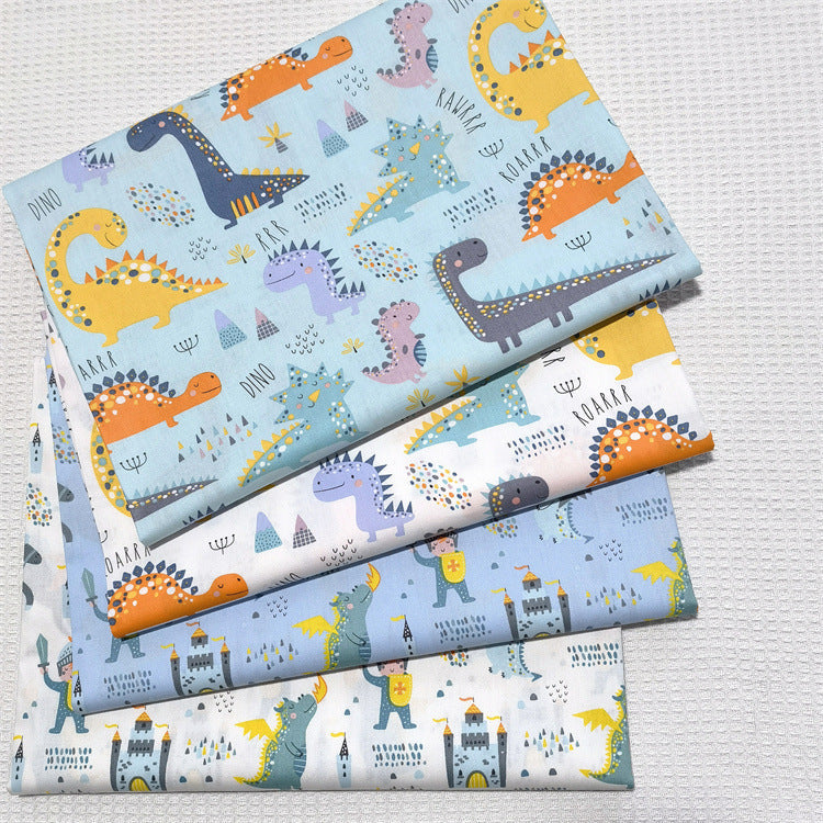 HKM-312659 Cartoon Children's Pure Cotton Twill Bedding Fabric - Soft, Durable, 1.6m Wide, Perfect for DIY Projects