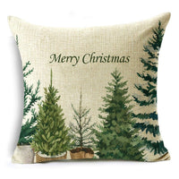 HKM-312723 Single-Sided Digital Printed Linen Pillow Cover - Nordic Style 45x45cm