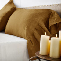 HKM-312787 Linen Fishtail Pillowcase - Nordic Style Cotton and Linen Cushion Cover, 48cm x 74cm