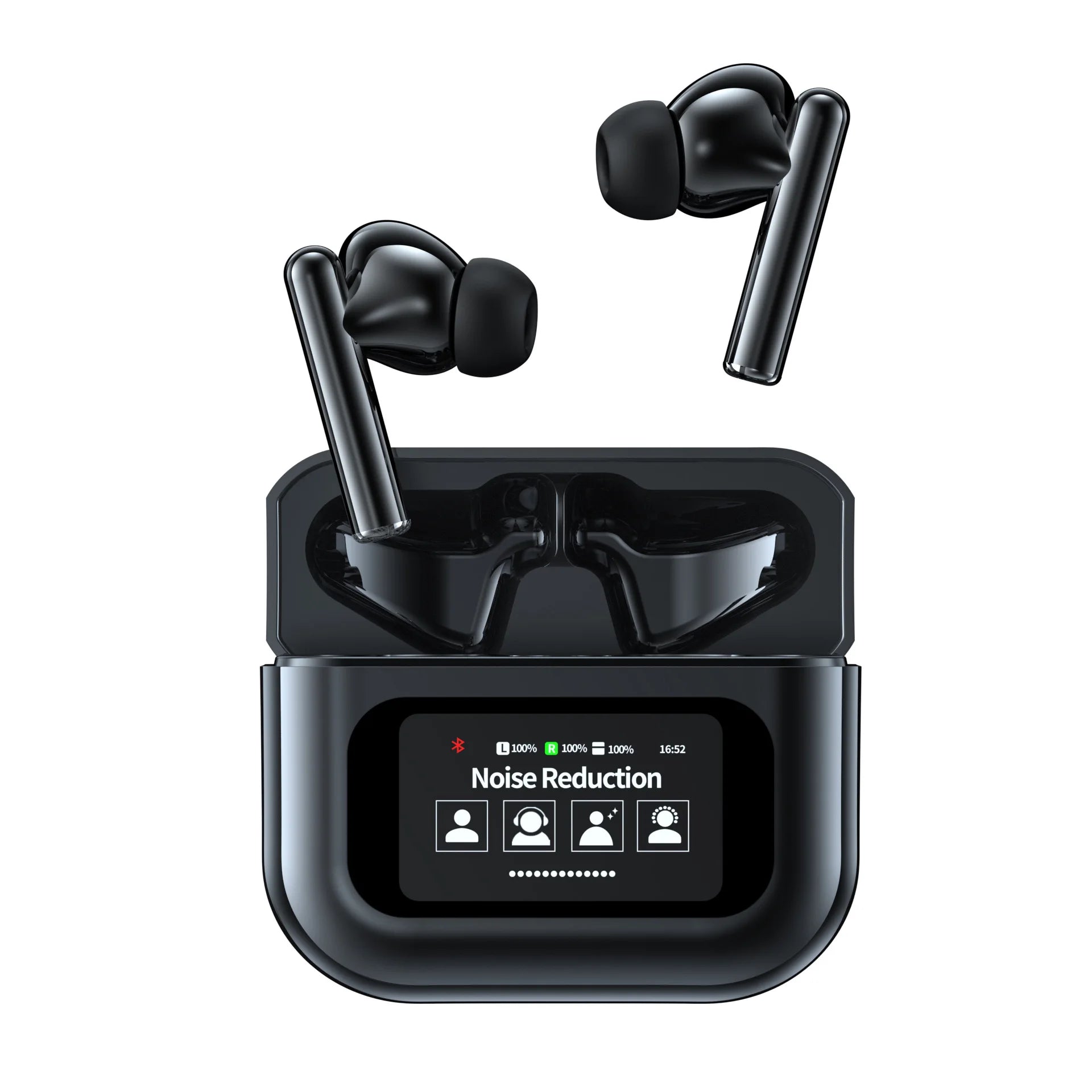 HKM-312979 Waterproof Wireless In-Ear Headset with LED Digital Display for Sports Use