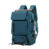 HKM-313043 Waterproof 17 Inch Nylon Laptop Backpack with Shoe Compartment and USB Port