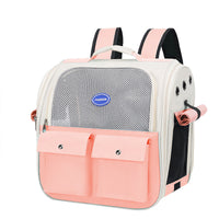 HKM-3131709 Portable Breathable Pet Backpack in Milky White, Gray, Green, Blue, and Pink