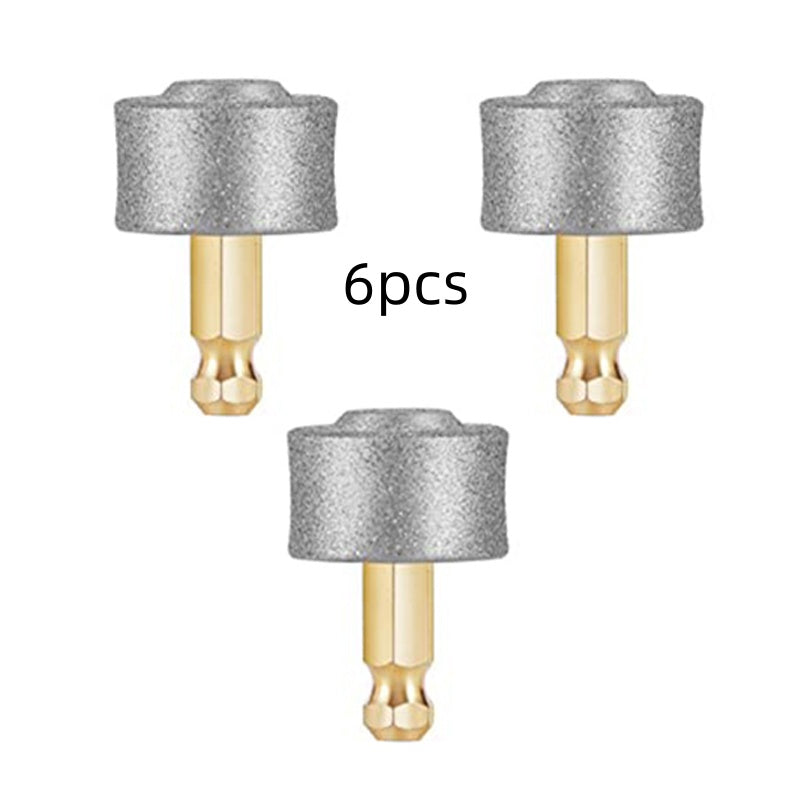 HKM-3133245 Replacement Grinding Head for Pet Nail Grinder - Copper, Durable Diamond Material, Easy to Install
