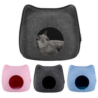 HKM-3133501 Felt Pet Nest in Gray, Pink, and Blue for All Seasons