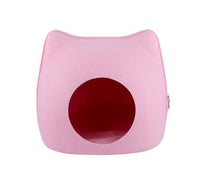 HKM-3133501 Felt Pet Nest in Gray, Pink, and Blue for All Seasons