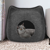 HKM-3133501 Felt Pet Nest in Gray, Pink, and Blue for All Seasons